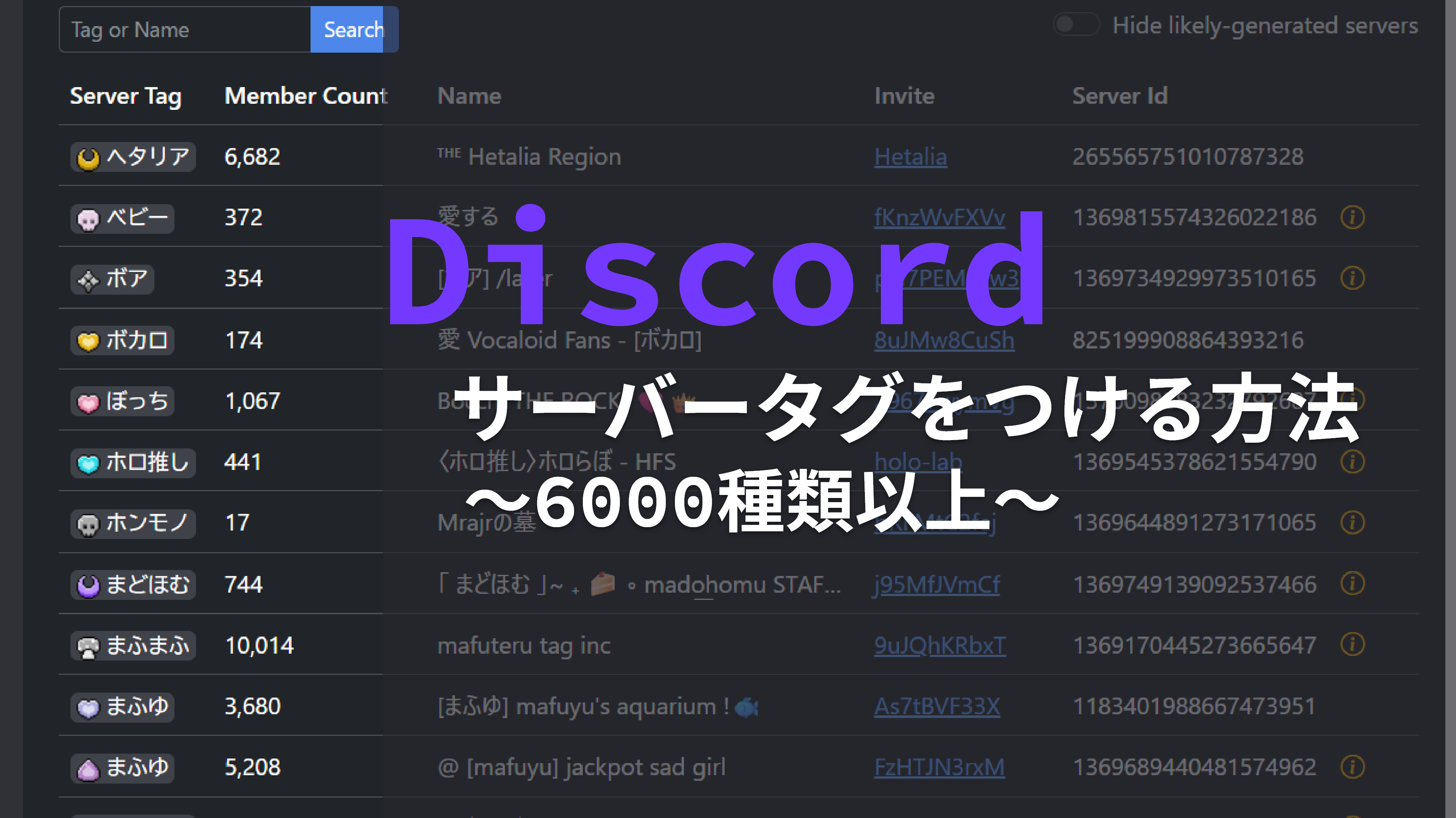 新機能】Discordのサーバータグとは？名前の横に出る絵文字風バッジの付け方まとめ – VGC ONLINE